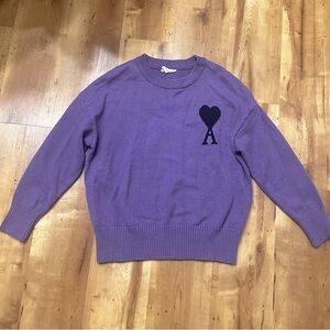 Ami purple sweater